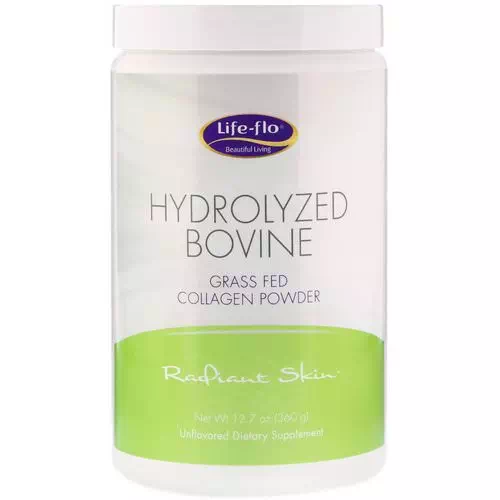 Life-flo, Hydrolyzed Bovine, Grass Fed Collagen Powder, Unflavored, 12.7 oz (360 g) Review