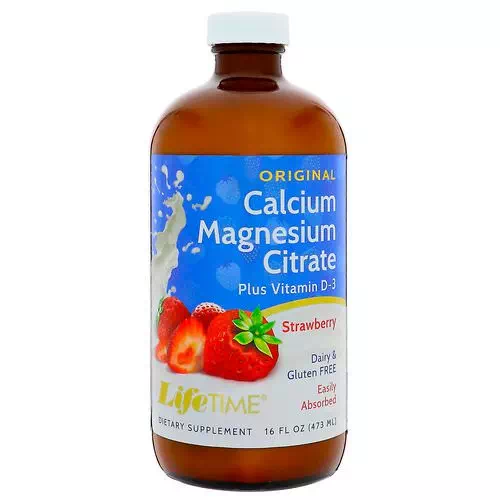 LifeTime Vitamins, Calcium Magnesium Citrate, Strawberry, 16 fl oz (473 ml) Review