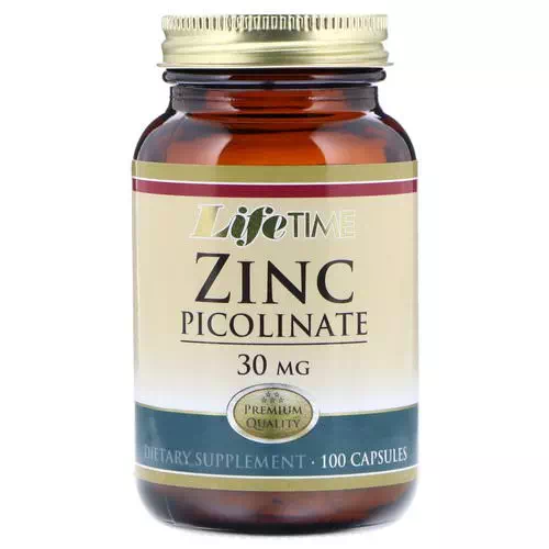 LifeTime Vitamins, Zinc Picolinate, 30 mg, 100 Capsules Review