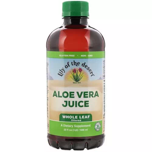 Lily of the Desert, Aloe Vera Juice, Whole Leaf Filtered, 32 fl oz (946 ml) Review