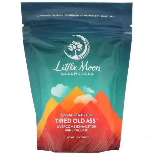 Little Moon Essentials, Tired Old Ass, Overcome Exhaustion Mineral Bath, 13.5 oz (383 g) Review