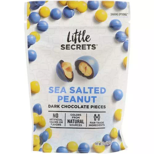 Little Secrets, Dark Chocolate Pieces, Sea Salted Peanut, 5 oz (142 g) Review