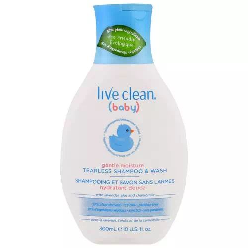 Live Clean, Baby, Gentle Moisture, Tearless Shampoo & Wash, 10 fl oz. (300 ml) Review