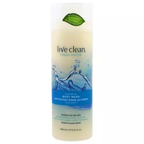 Live Clean, Hydrating Body Wash, Fresh Water, 17 fl oz (500 ml) Review