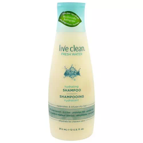 Live Clean, Hydrating Shampoo, Fresh Water, 12 fl oz (350 ml) Review