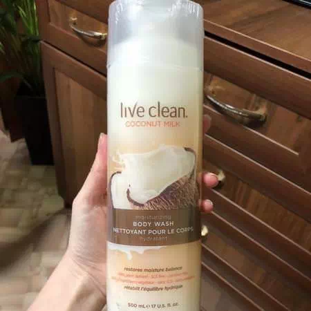 Live Clean, Body Wash, Shower Gel