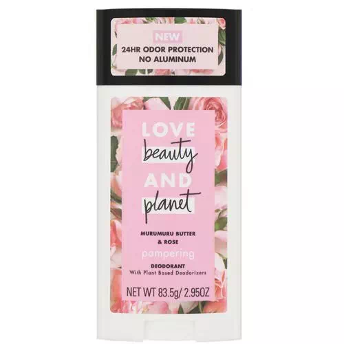 Love Beauty and Planet, Pampering Deodorant, Murumuru Butter & Rose, 2.95 oz (83.5 g) Review