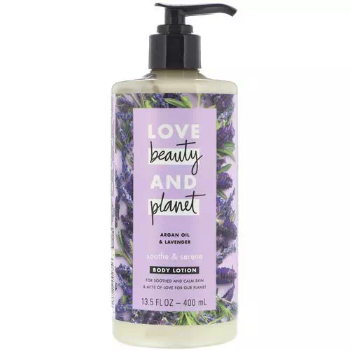 Love Beauty and Planet, Soothe & Serene Body Lotion, Argan Oil & Lavender, 13.5 fl oz (400 ml) Review