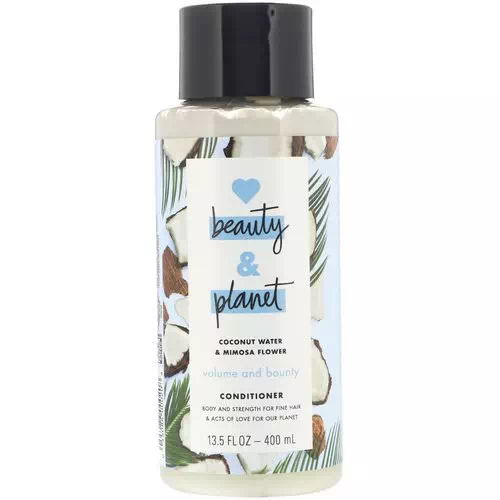 Love Beauty and Planet, Volume and Bounty Conditioner, Coconut Water & Mimosa Flower, 13.5 fl oz (400 ml) Review