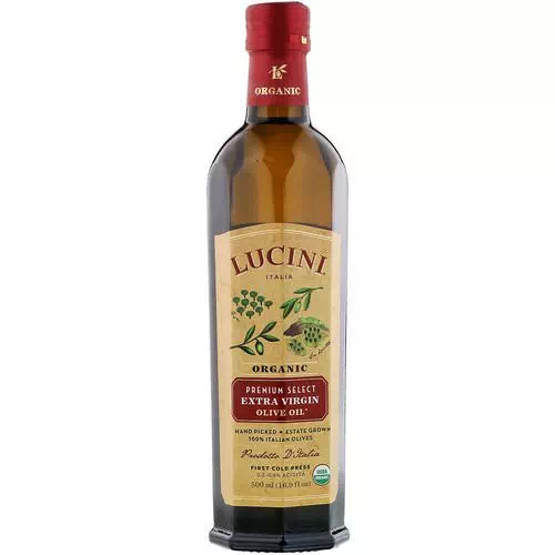 Lucini, Premium Select, Organic Extra Virgin Olive Oil, 16.9 fl oz (500 ml) Review