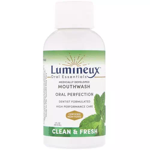 Lumineux Oral Essentials, Medically Developed Mouthwash, Oral Perfection, Clean & Fresh, 2 fl oz (59.15 ml) Review