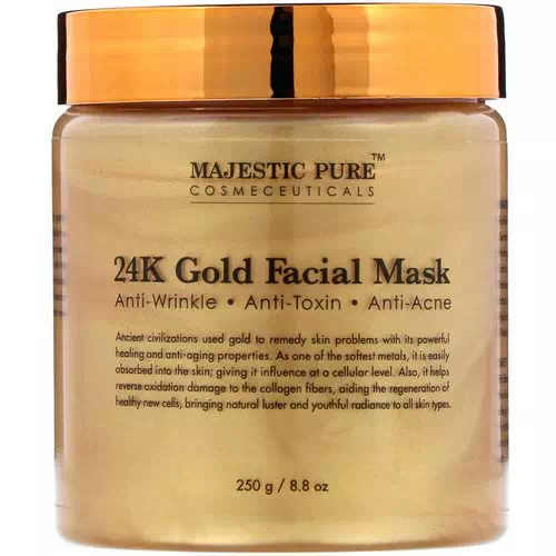 Majestic Pure, 24K Gold Facial Mask, 8.8 oz (250 g) Review