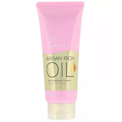 Mandom, Lucido-L, Argan Rich Oil, Hair Treatment Cream, 5.2 oz (150 g) Review