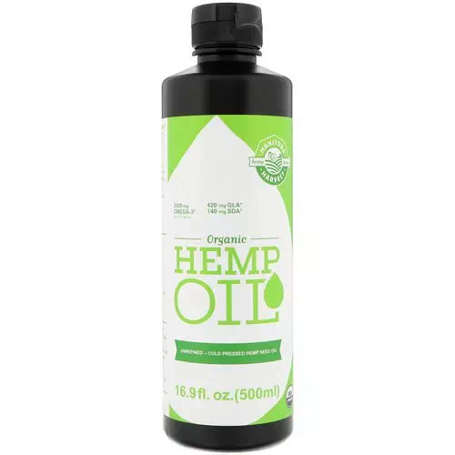 Manitoba Harvest, Certified Organic Hemp Oil, 16.9 fl oz (500 ml) Review