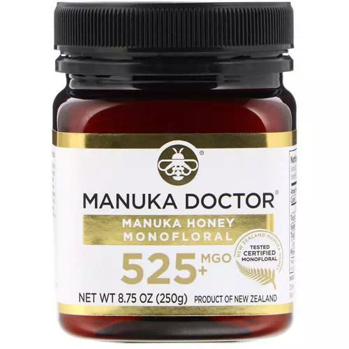 Manuka Doctor, Manuka Honey Monofloral, MGO 525+, 8.75 oz (250 g) Review