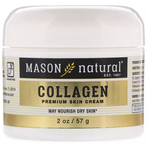 Mason Natural, Collagen Premium Skin Cream, Pear Scented, 2 oz (57 g) Review