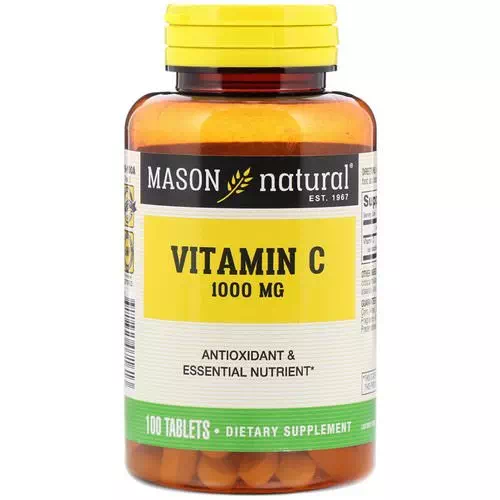 Mason Natural, Vitamin C, 1000 mg, 100 Tablets Review
