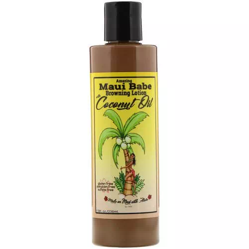 Maui Babe, Amazing Browning Lotion with Coconut Oil, 8 fl oz (236 ml) Review