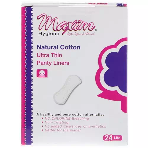 Maxim Hygiene Products, Ultra Thin Panty Liners, Lite, 24 Panty Liners Review