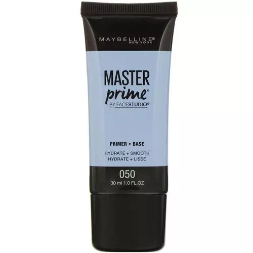 Maybelline, FaceStudio, Master Prime, Primer Base, 050 Hydrate + Smooth, 1 fl oz (30 ml) Review