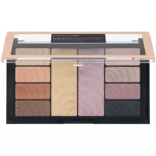 Maybelline, Total Temptation, Eyeshadow + Highlight Palette, 0.42 oz (12 g) Review