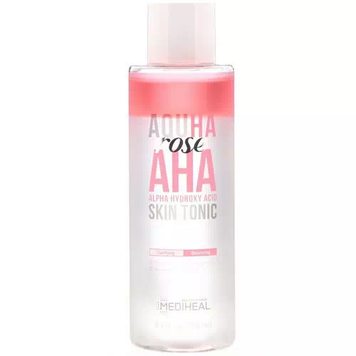 Mediheal, AQUHA Rose, AHA Skin Tonic, 8.4 fl oz (250 ml) Review