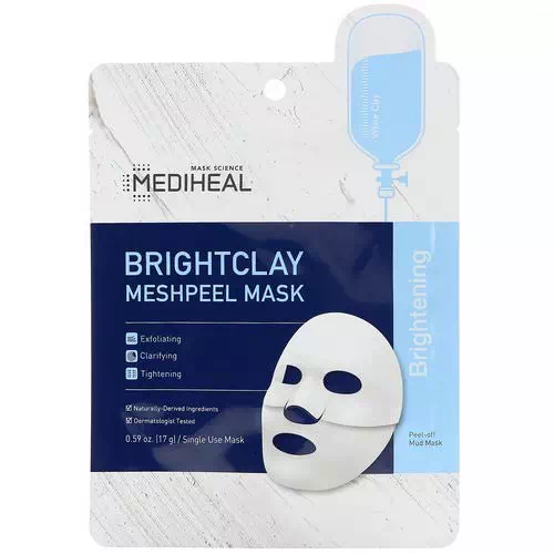 Mediheal, Brightclay, Meshpeel Mask, 1 Sheet, 0.59 oz. (17 g) Review