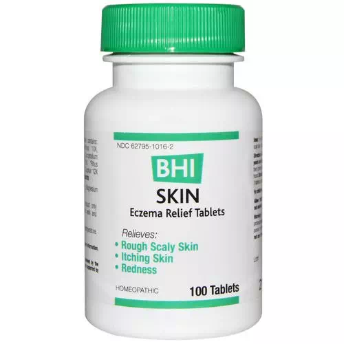 MediNatura, BHI, Skin Eczema Relief Tablets, 100 Tablets Review
