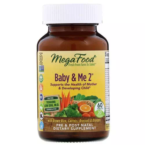MegaFood, Baby & Me 2, 60 Tablets Review