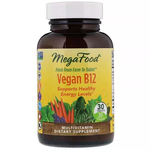 MegaFood, Vegan B12, 30 Tablets Review