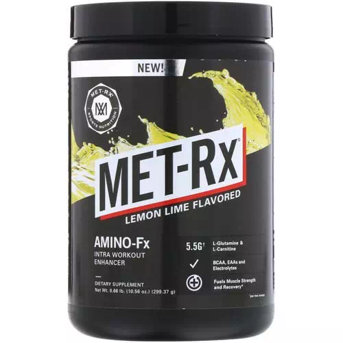 MET-Rx, Amino-Fx Intra Workout Enhancer, Lemon Lime, 10.56 oz (299.37 g) Review