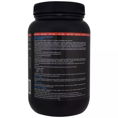 MET-Rx, Whey Protein Isolate, Post-Workout Recovery