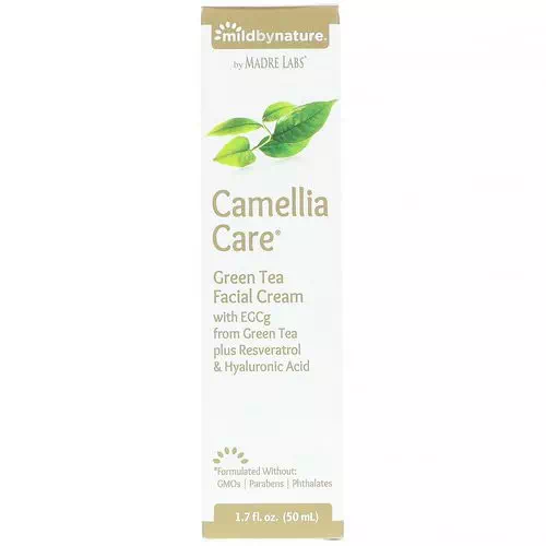 Mild By Nature, Camellia Care, EGCG Green Tea Skin Cream, 1.7 fl oz (50 ml) Review