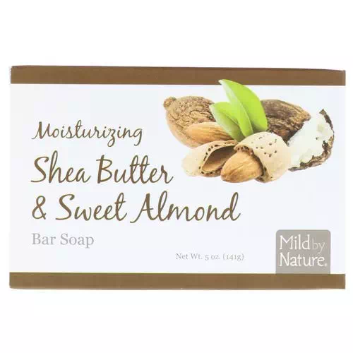 Mild By Nature, Moisturizing Bar Soap, Shea Butter & Sweet Almond, 5 oz (141 g) Review