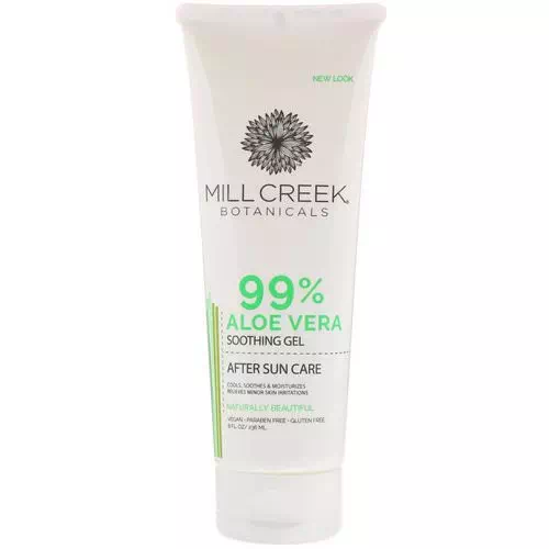 Mill Creek Botanicals, 99% Aloe Vera Soothing Gel, 8 fl oz (236 ml) Review