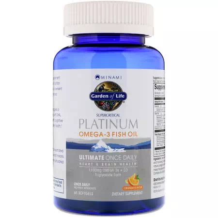 Minami Nutrition, Omega-3 Fish Oil