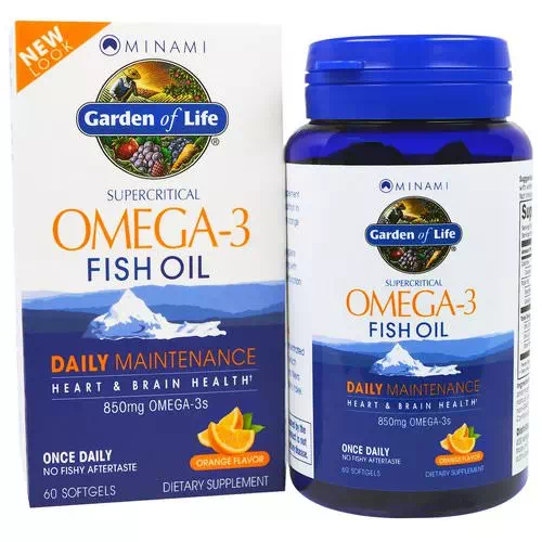 Minami Nutrition, Supercritical, Omega-3 Fish Oil, 850 mg, Orange Flavor, 60 Softgels Review