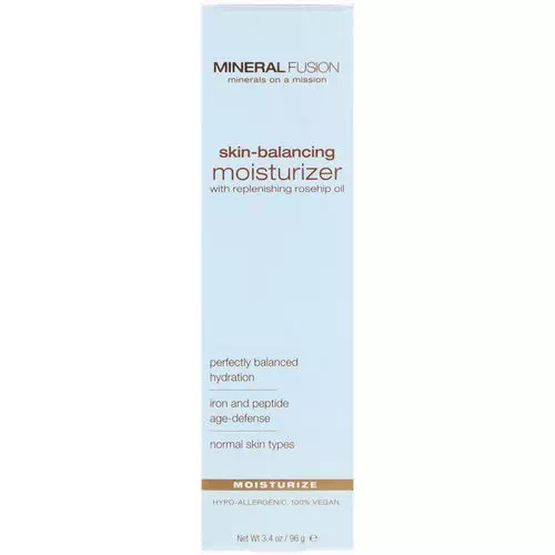 Mineral Fusion, Skin-Balancing Moisturizer, For Normal Skin Types, 3.4 oz (96 g) Review
