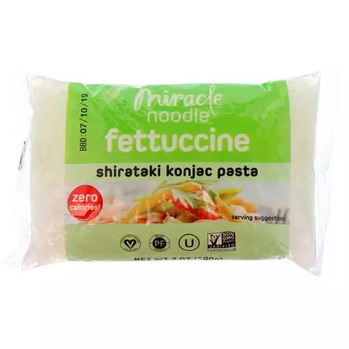 Miracle Noodle, Shirataki Konjac Pasta, Fettuccini, 7 oz (200 g) Review