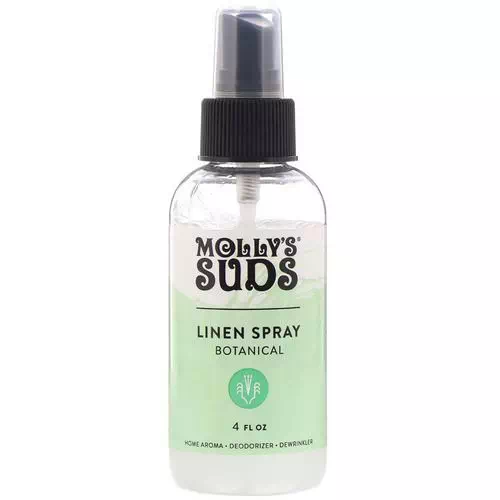 Molly's Suds, Linen Spray, Botanical, 4 fl oz Review