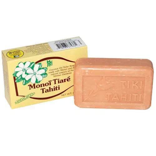 Monoi Tiare Tahiti, Coconut Oil Soap, Sandalwood Scented, 4.55 oz (130 g) Review