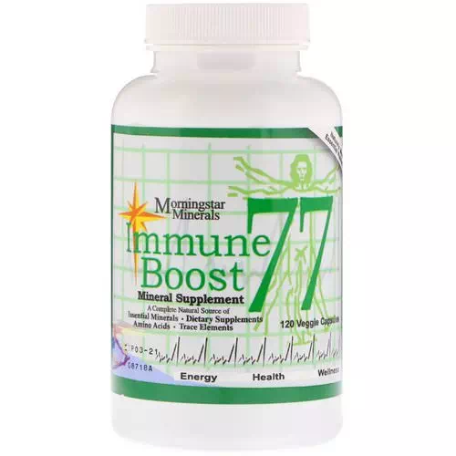Morningstar Minerals, Immune Boost 77, Mineral Supplement, 120 Veggie Capsules Review