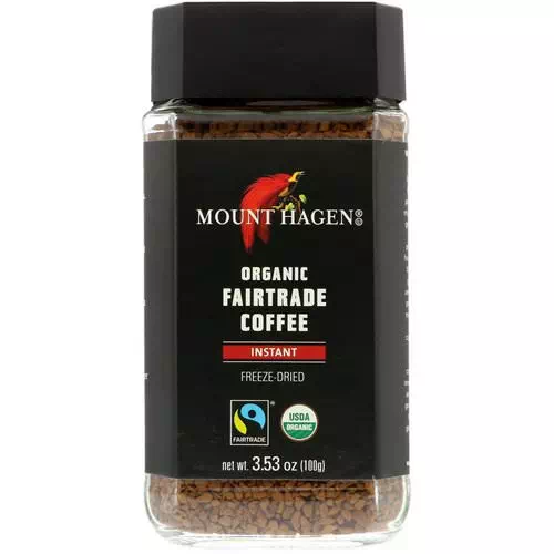 Mount Hagen, Organic Fairtrade Coffee, Instant, 3.53 oz (100 g) Review