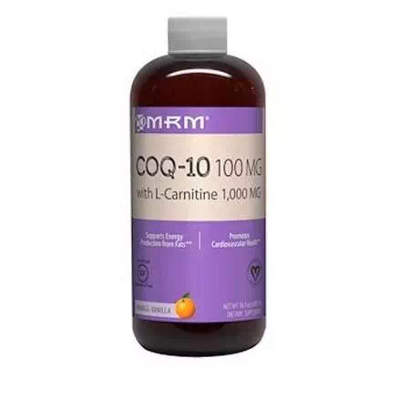 MRM, Nutrition, CoQ-10 L-Carnitine, Orange-Vanilla, 16 fl oz (480 ml) Review