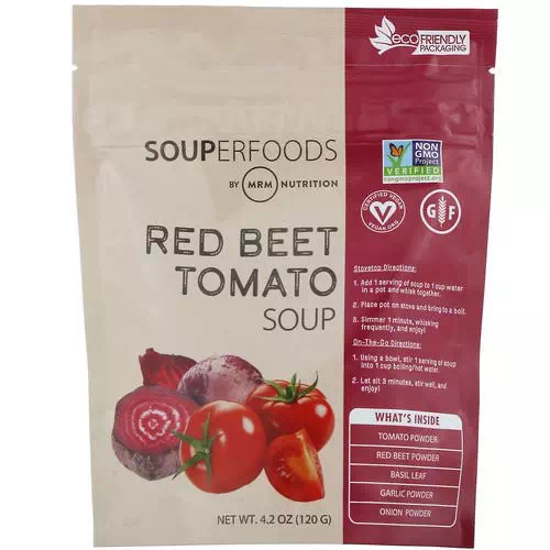 MRM, Souperfoods, Red Beet Tomato Soup, 4.2 oz (120 g) Review