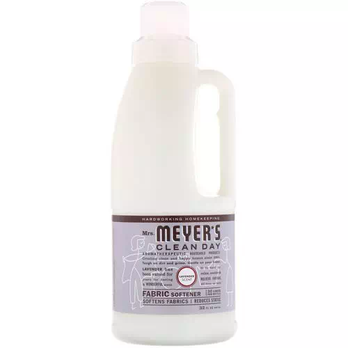 Mrs. Meyers Clean Day, Fabric Softener, Lavender Scent, 32 fl oz (946 ml) Review