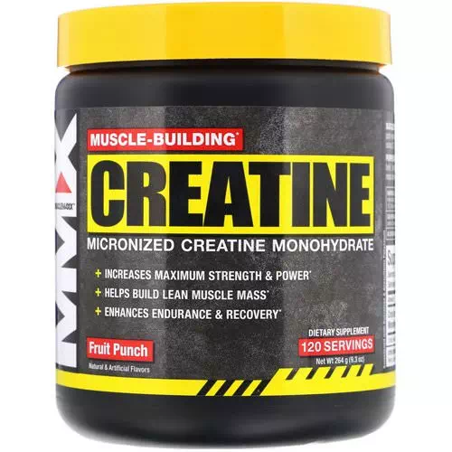 MuscleMaxx, Muscle Building Creatine, Fruit Punch, 9.3 oz (264 g) Review