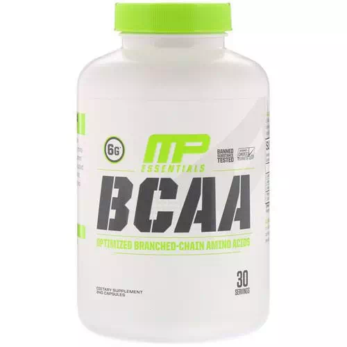 MusclePharm, BCAA Essentials, 240 Capsules Review