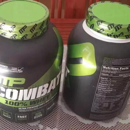 MusclePharm, Combat 100% Whey Protein, Vanilla, 2 lbs (907 g) Review
