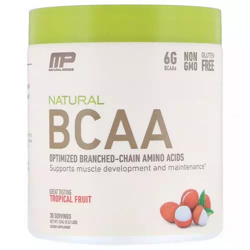 MusclePharm, Natural BCAA, Tropical Fruit, 0.52 lbs (234 g) Review